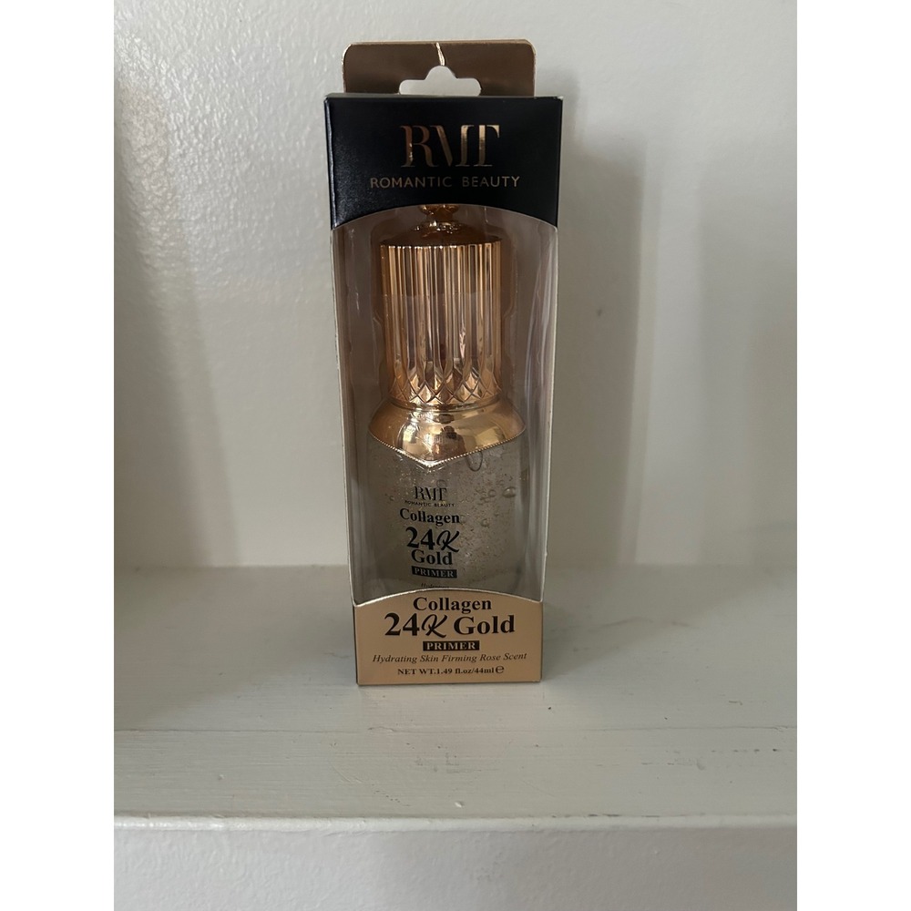 Romantic Beauty Collagen 24K Gold Primer Hydrating Skin Firming Rose Scent 44ml